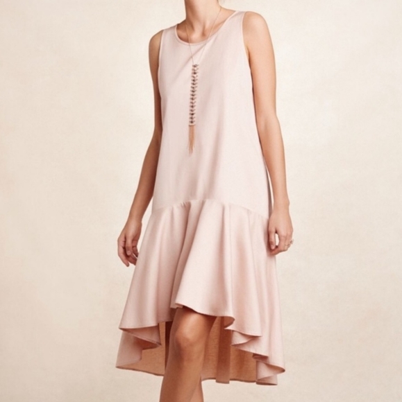 anthropologie maeve drop waist dress Black Broderie Drop Waist Mini Dress – Rare London main image 0
